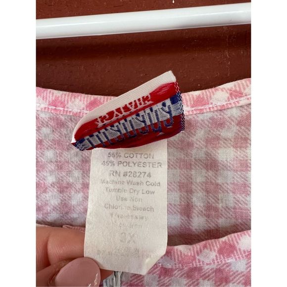 Vintage Shift Dress Flower Power Plus Size - Picture 6 of 7